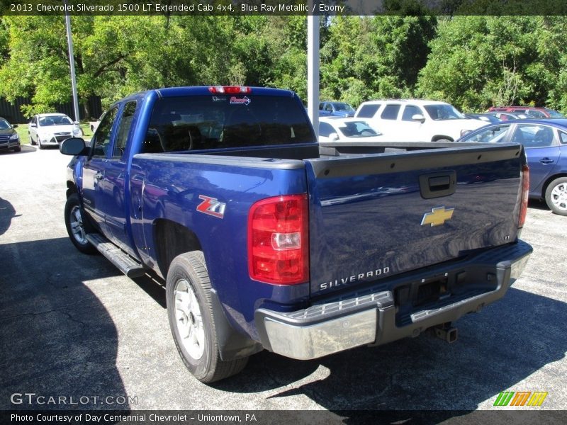 Blue Ray Metallic / Ebony 2013 Chevrolet Silverado 1500 LT Extended Cab 4x4