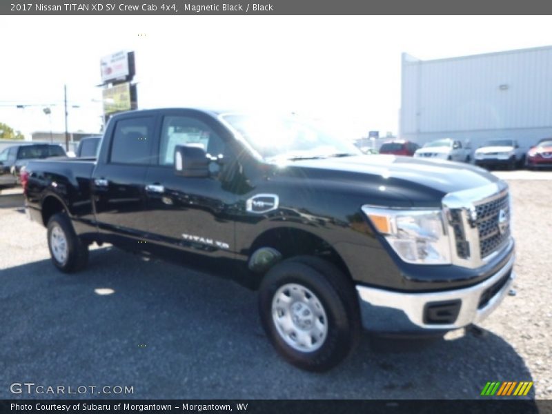 Magnetic Black / Black 2017 Nissan TITAN XD SV Crew Cab 4x4