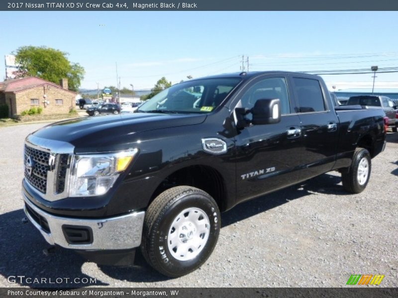 Magnetic Black / Black 2017 Nissan TITAN XD SV Crew Cab 4x4