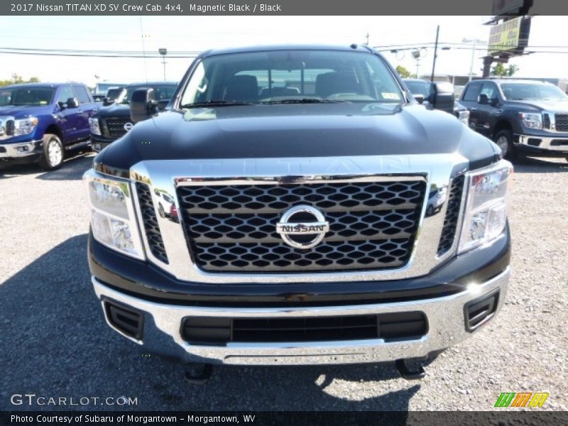 Magnetic Black / Black 2017 Nissan TITAN XD SV Crew Cab 4x4