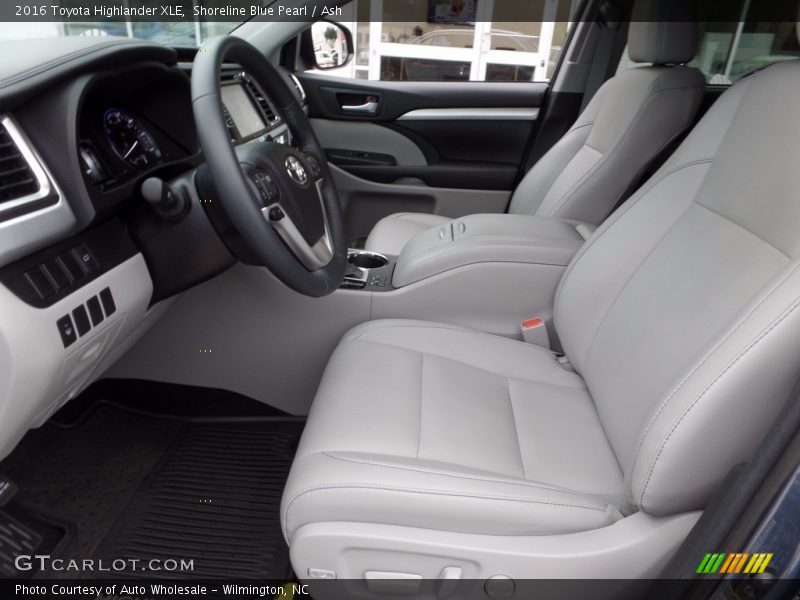 Shoreline Blue Pearl / Ash 2016 Toyota Highlander XLE