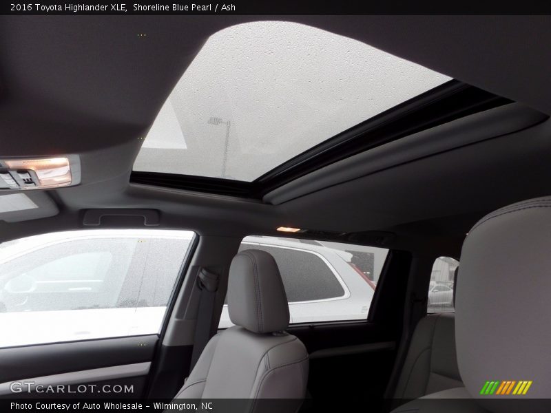 Shoreline Blue Pearl / Ash 2016 Toyota Highlander XLE