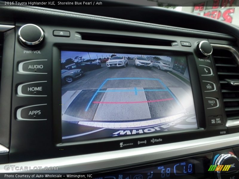 Shoreline Blue Pearl / Ash 2016 Toyota Highlander XLE