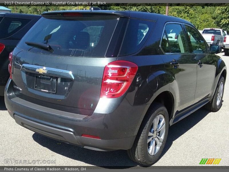 Nightfall Gray Metallic / Jet Black 2017 Chevrolet Equinox LS
