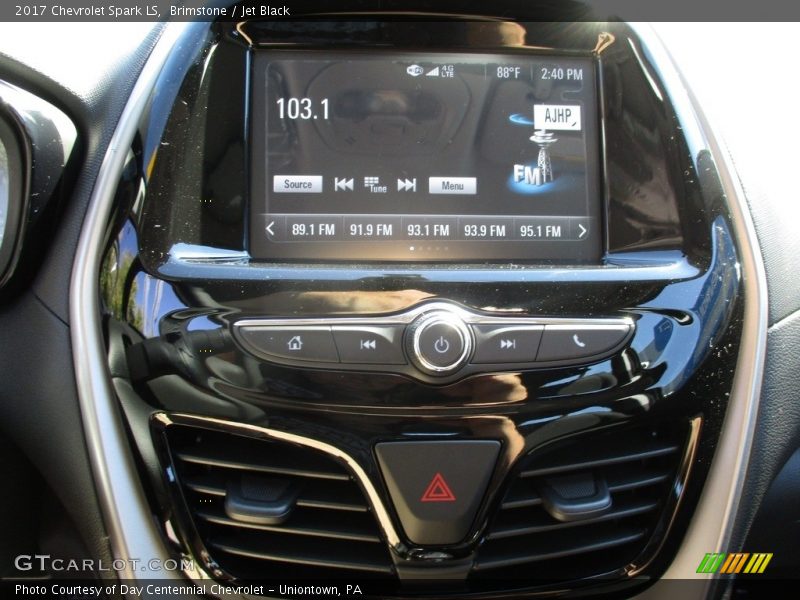 Brimstone / Jet Black 2017 Chevrolet Spark LS