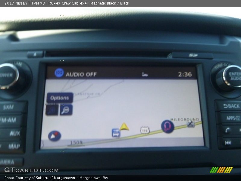 Navigation of 2017 TITAN XD PRO-4X Crew Cab 4x4
