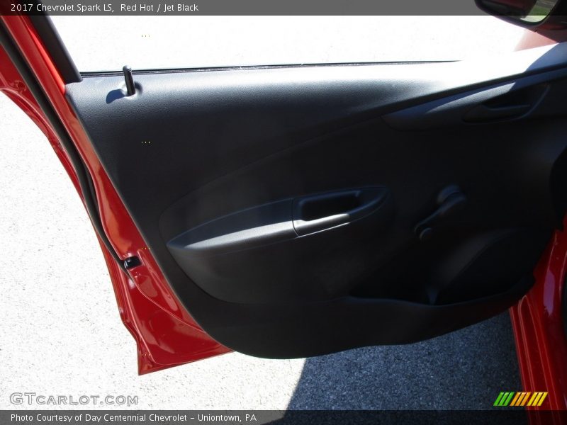 Red Hot / Jet Black 2017 Chevrolet Spark LS