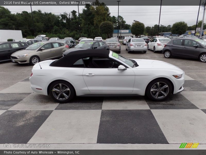 Oxford White / Ebony 2016 Ford Mustang V6 Convertible