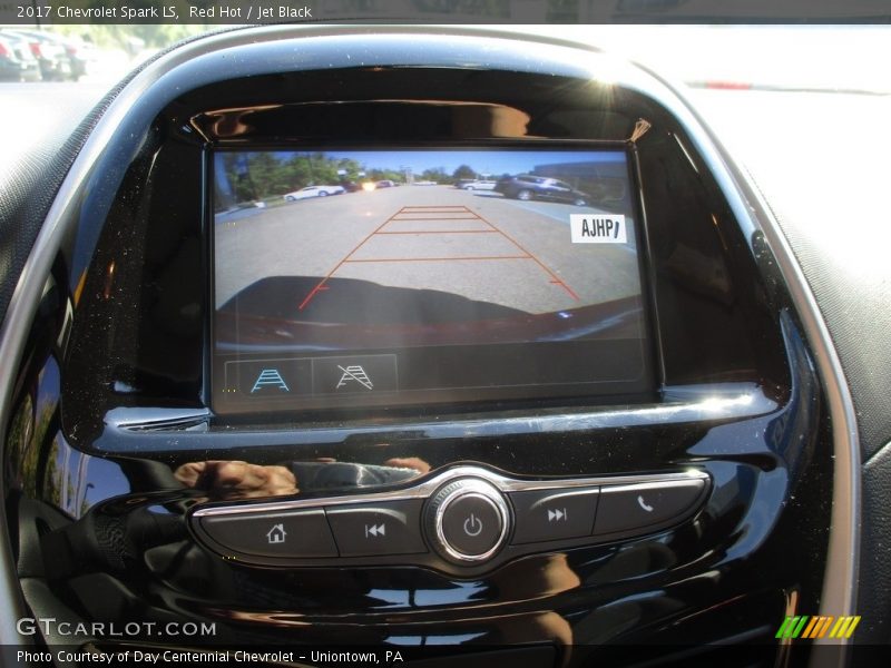 Red Hot / Jet Black 2017 Chevrolet Spark LS
