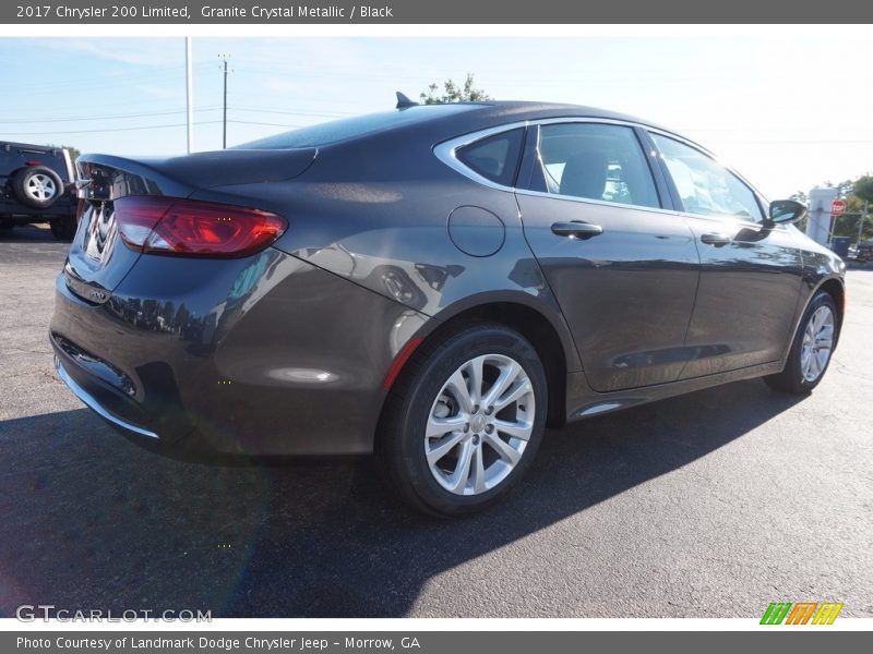 Granite Crystal Metallic / Black 2017 Chrysler 200 Limited