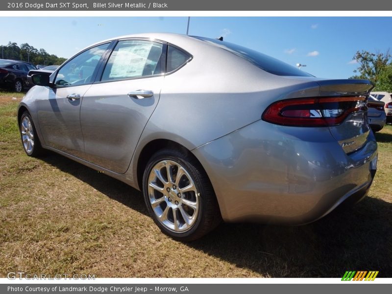 Billet Silver Metallic / Black 2016 Dodge Dart SXT Sport
