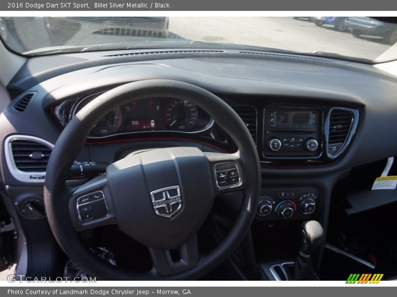 Billet Silver Metallic / Black 2016 Dodge Dart SXT Sport
