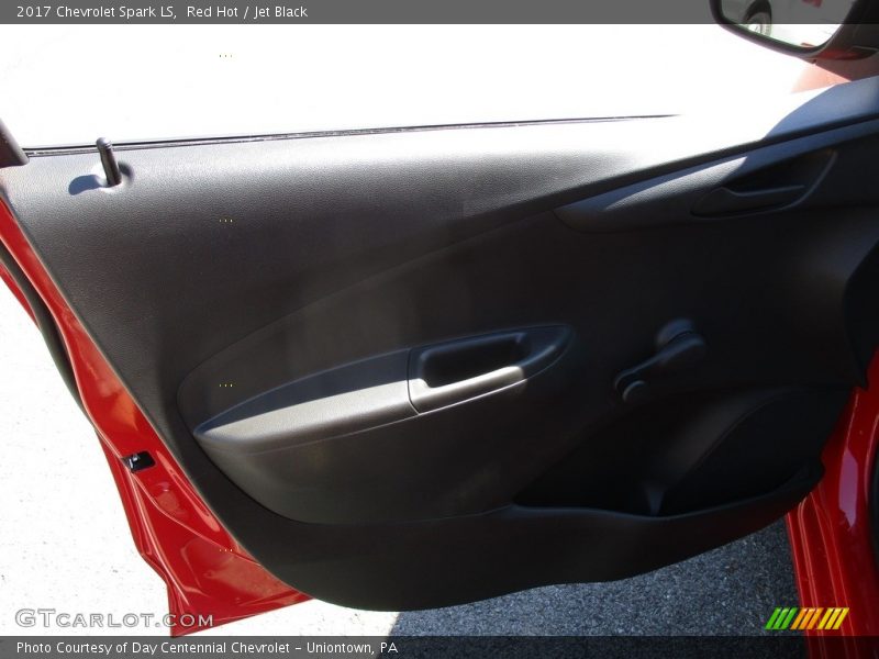 Red Hot / Jet Black 2017 Chevrolet Spark LS