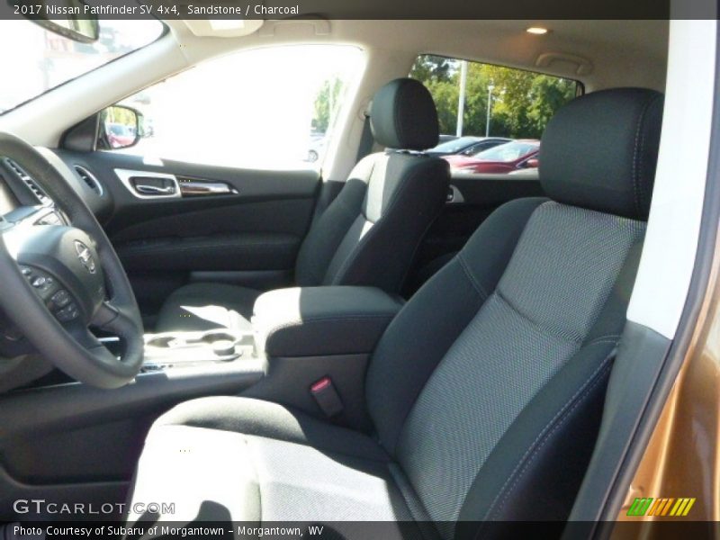 Front Seat of 2017 Pathfinder SV 4x4
