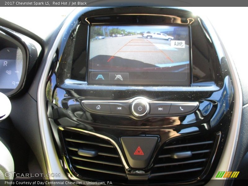 Red Hot / Jet Black 2017 Chevrolet Spark LS