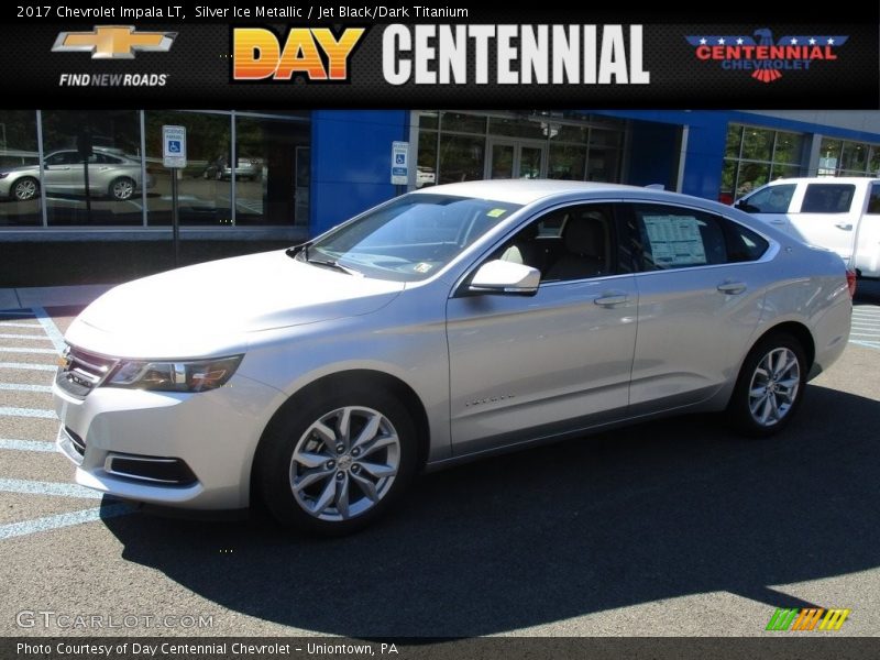 Silver Ice Metallic / Jet Black/Dark Titanium 2017 Chevrolet Impala LT