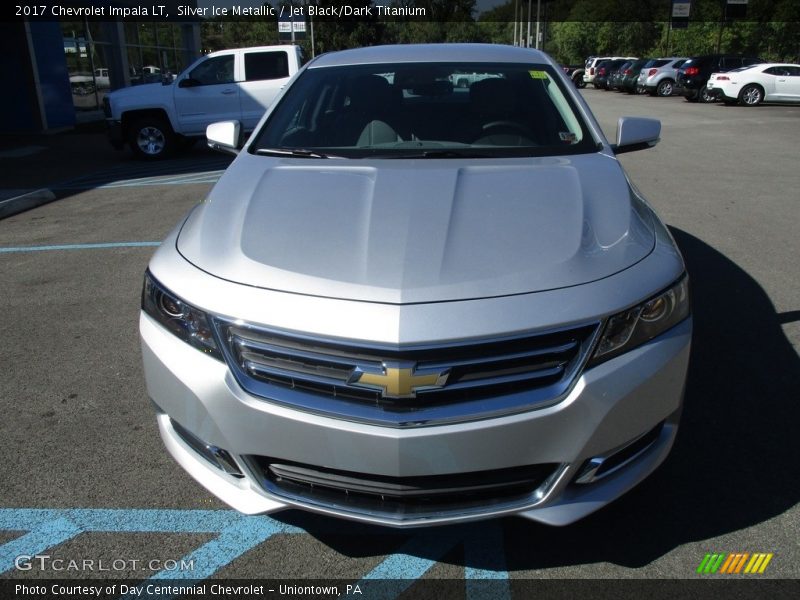 Silver Ice Metallic / Jet Black/Dark Titanium 2017 Chevrolet Impala LT