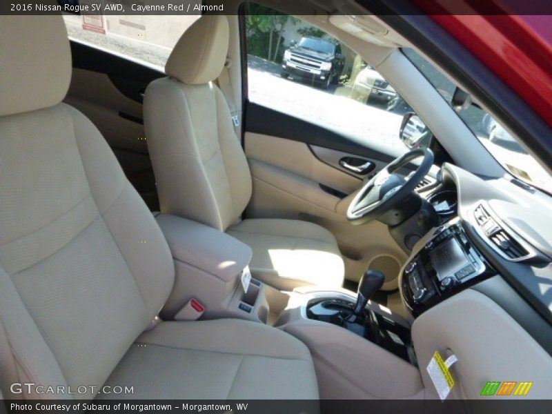 Cayenne Red / Almond 2016 Nissan Rogue SV AWD