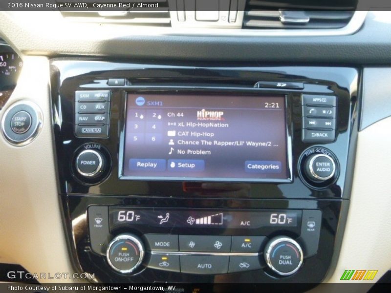 Cayenne Red / Almond 2016 Nissan Rogue SV AWD