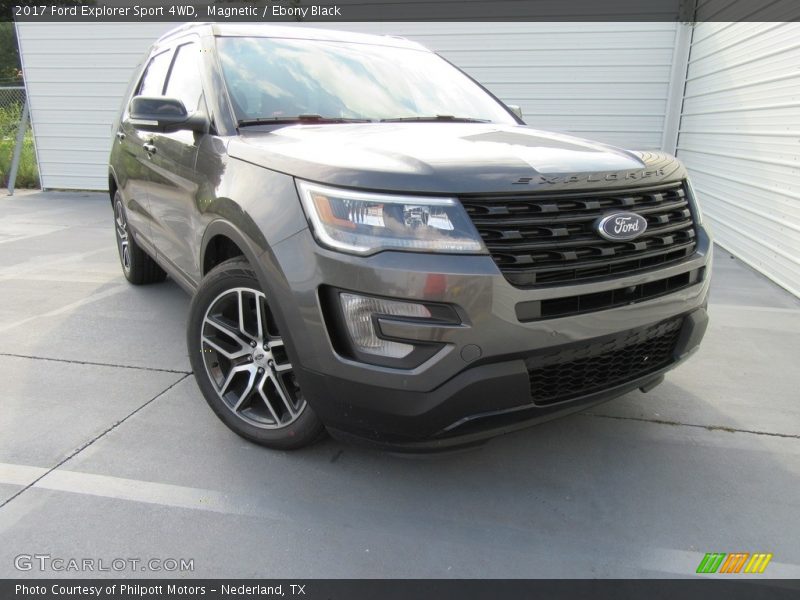 Magnetic / Ebony Black 2017 Ford Explorer Sport 4WD