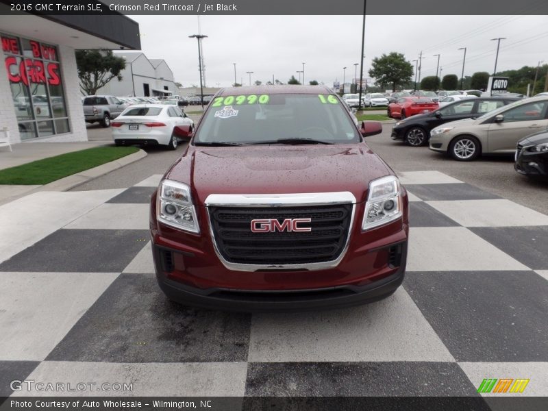 Crimson Red Tintcoat / Jet Black 2016 GMC Terrain SLE