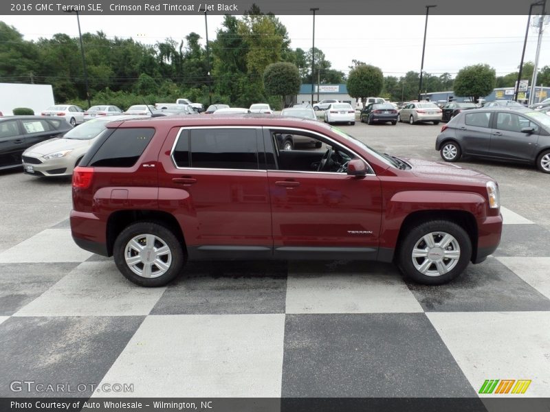 Crimson Red Tintcoat / Jet Black 2016 GMC Terrain SLE