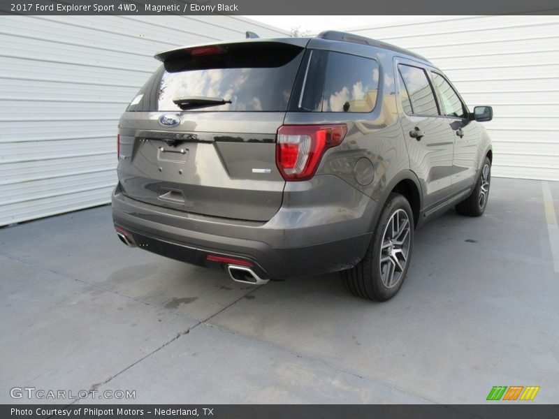 Magnetic / Ebony Black 2017 Ford Explorer Sport 4WD