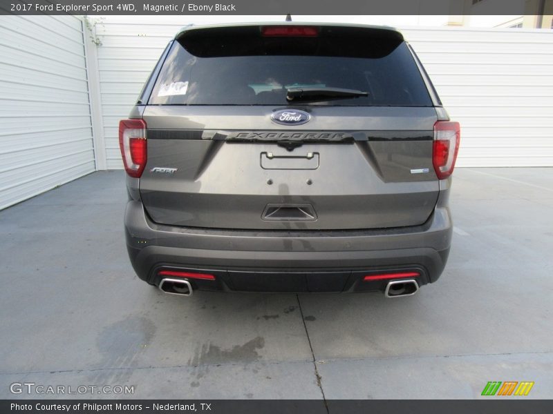 Magnetic / Ebony Black 2017 Ford Explorer Sport 4WD