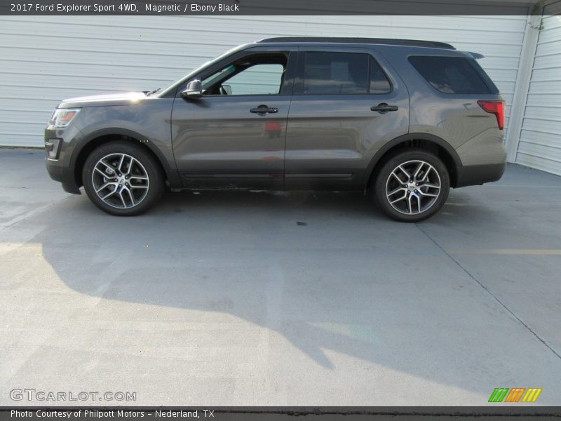 Magnetic / Ebony Black 2017 Ford Explorer Sport 4WD