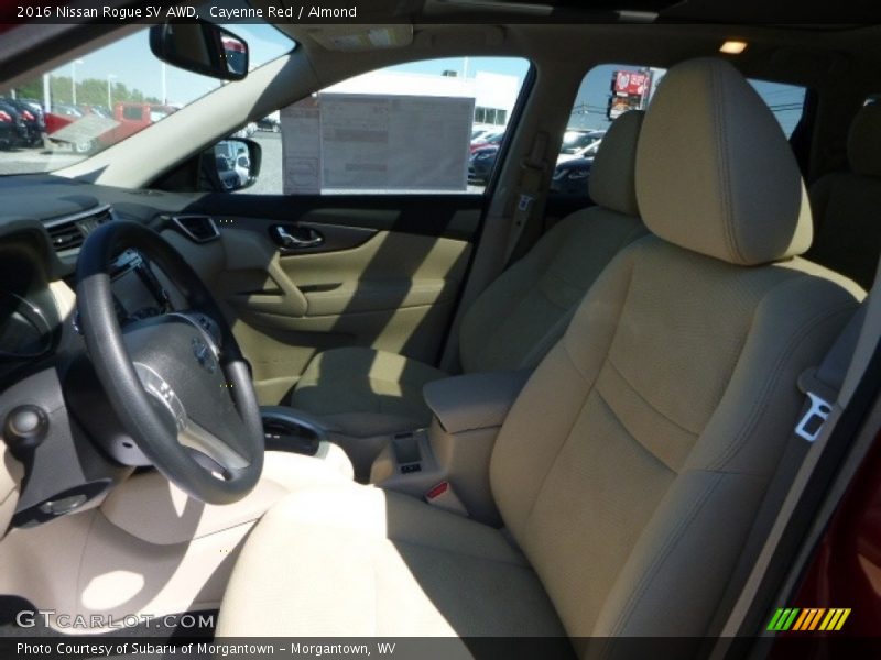 Cayenne Red / Almond 2016 Nissan Rogue SV AWD