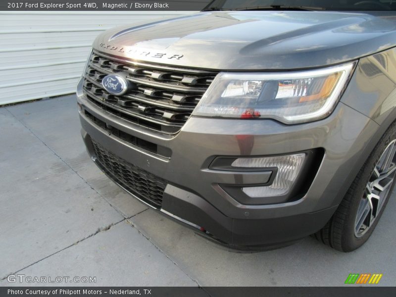 Magnetic / Ebony Black 2017 Ford Explorer Sport 4WD