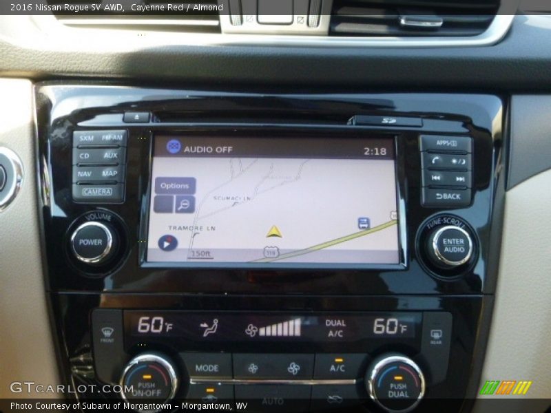 Cayenne Red / Almond 2016 Nissan Rogue SV AWD