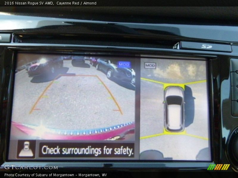 Cayenne Red / Almond 2016 Nissan Rogue SV AWD