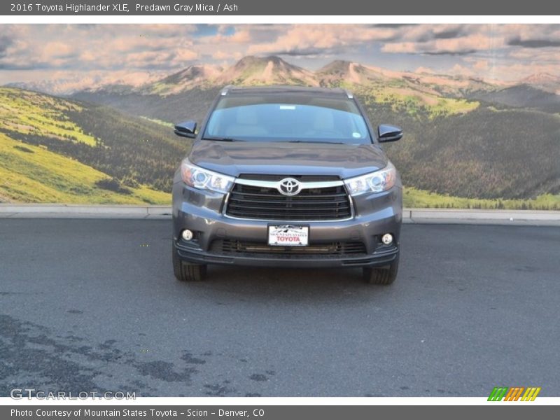 Predawn Gray Mica / Ash 2016 Toyota Highlander XLE