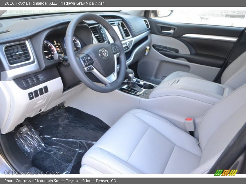 Predawn Gray Mica / Ash 2016 Toyota Highlander XLE