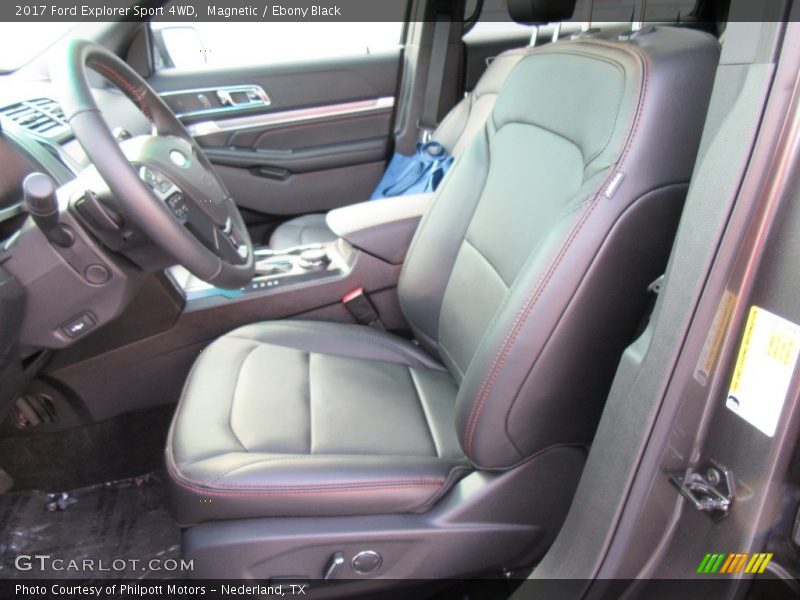 Magnetic / Ebony Black 2017 Ford Explorer Sport 4WD