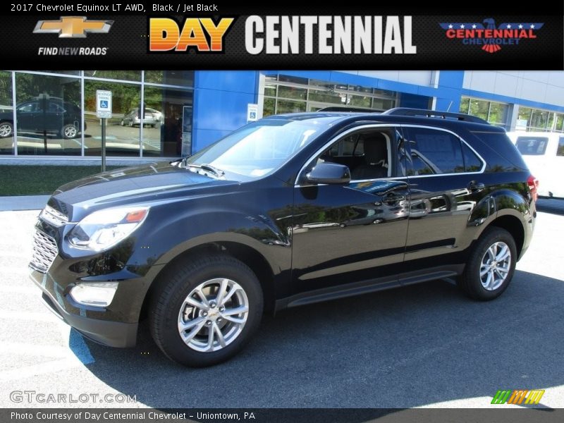 Black / Jet Black 2017 Chevrolet Equinox LT AWD