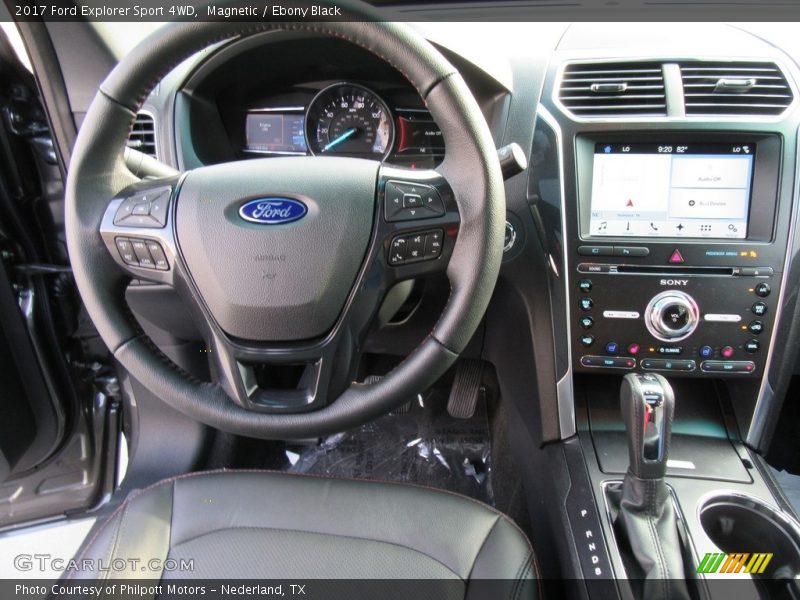 Magnetic / Ebony Black 2017 Ford Explorer Sport 4WD