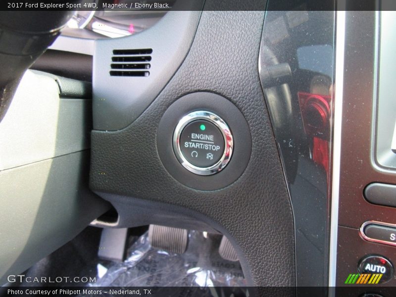 Magnetic / Ebony Black 2017 Ford Explorer Sport 4WD