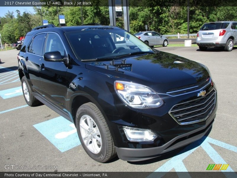 Black / Jet Black 2017 Chevrolet Equinox LT AWD
