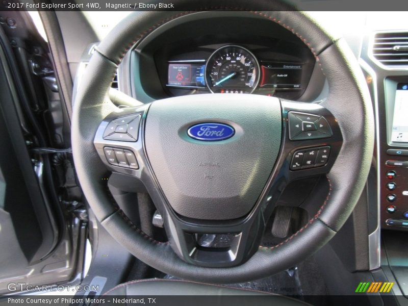 Magnetic / Ebony Black 2017 Ford Explorer Sport 4WD
