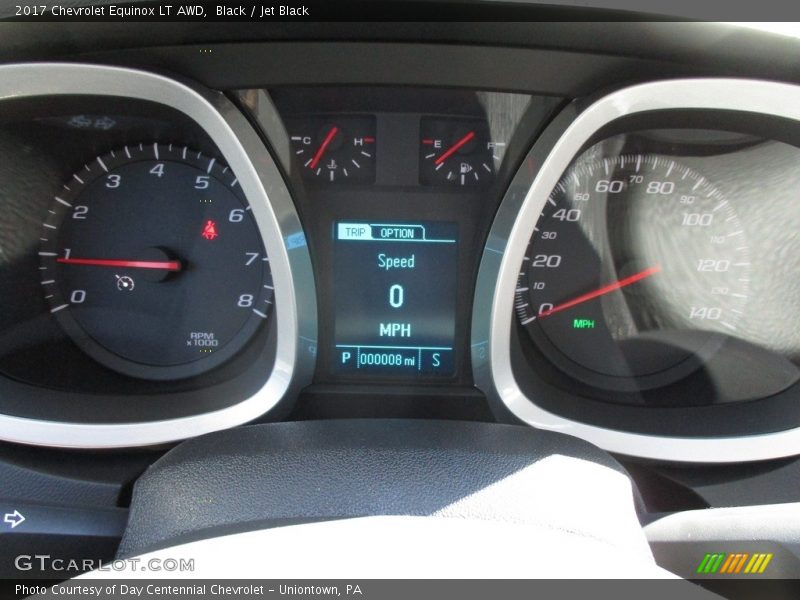 Black / Jet Black 2017 Chevrolet Equinox LT AWD