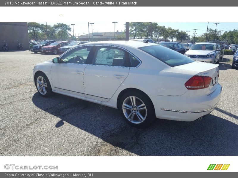 Candy White / Titan Black 2015 Volkswagen Passat TDI SEL Premium Sedan