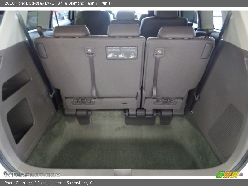 White Diamond Pearl / Truffle 2016 Honda Odyssey EX-L