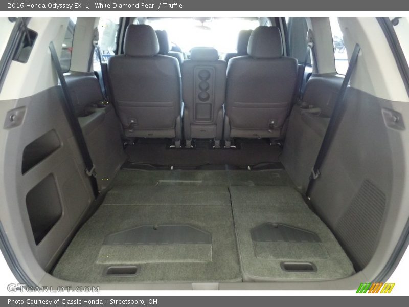 White Diamond Pearl / Truffle 2016 Honda Odyssey EX-L