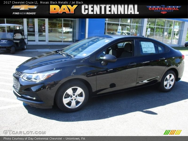 Mosaic Black Metallic / Jet Black 2017 Chevrolet Cruze LS