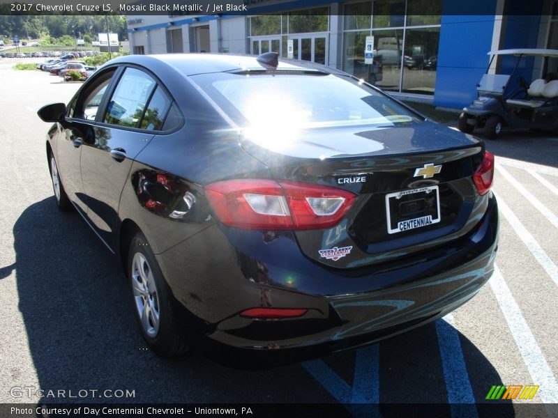 Mosaic Black Metallic / Jet Black 2017 Chevrolet Cruze LS
