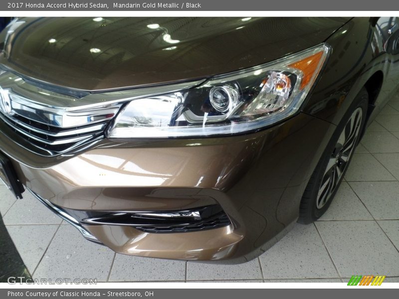 Mandarin Gold Metallic / Black 2017 Honda Accord Hybrid Sedan
