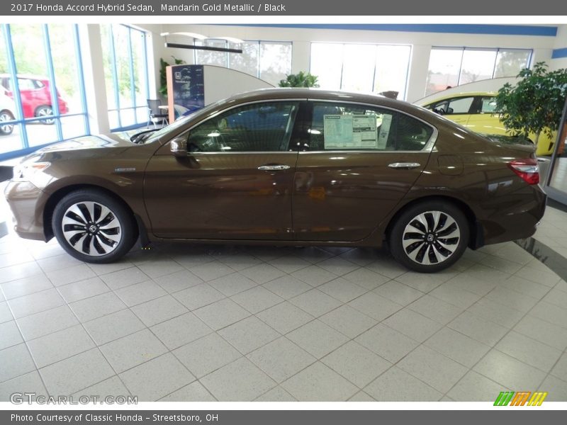 Mandarin Gold Metallic / Black 2017 Honda Accord Hybrid Sedan