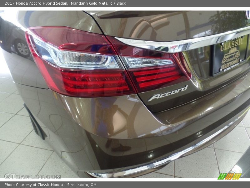 Mandarin Gold Metallic / Black 2017 Honda Accord Hybrid Sedan